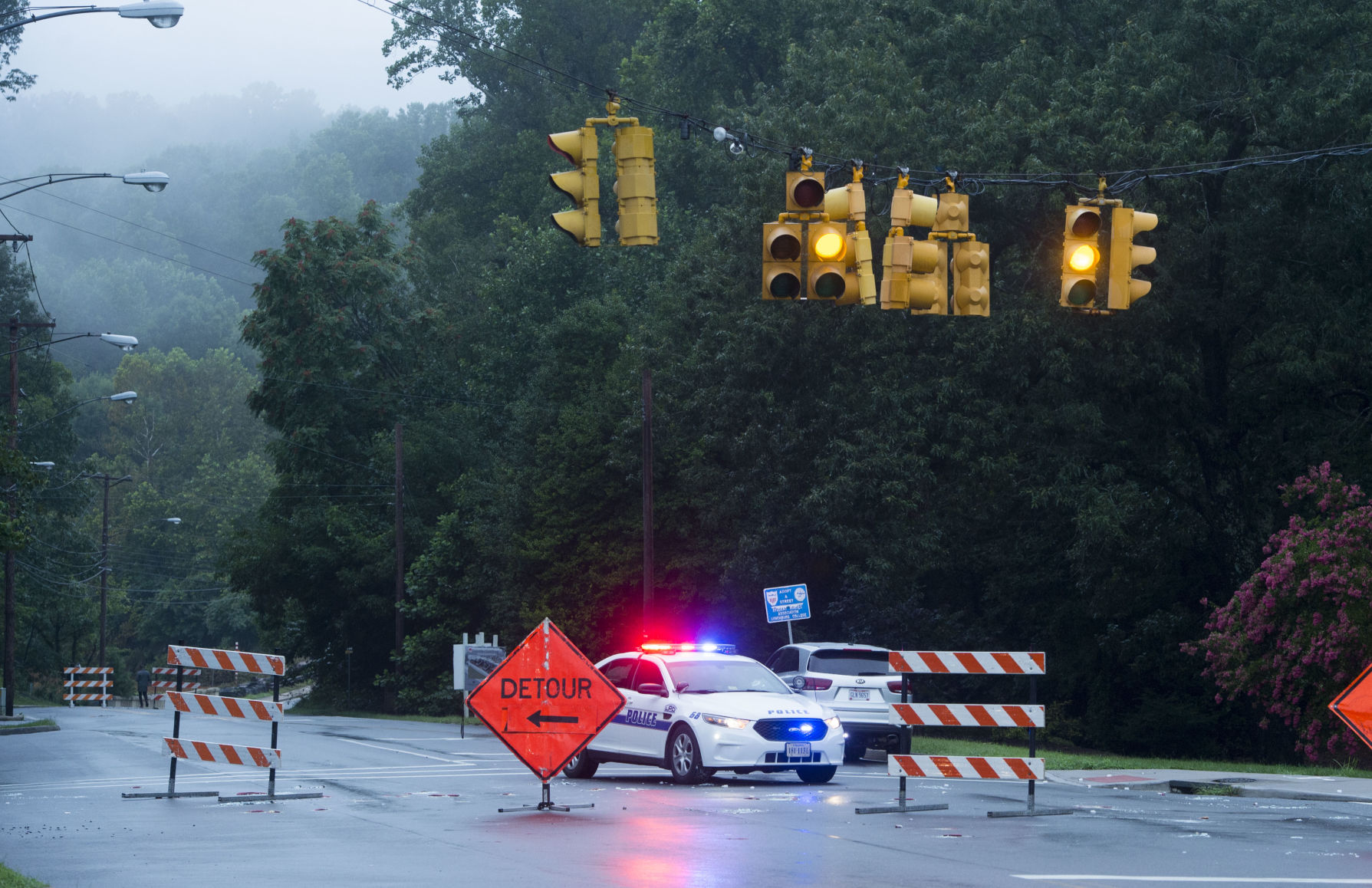 College Lake flooding